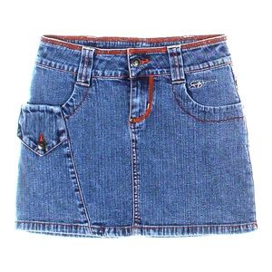 FUBU mini denim skirt